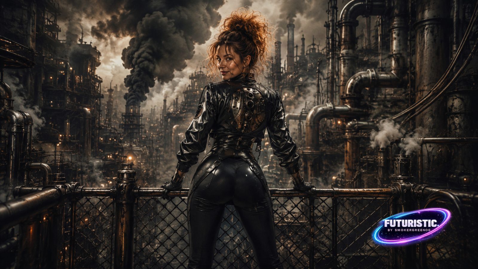 Industrial Wallpaper #120 AI wallpaper by SmokerGreenOG
