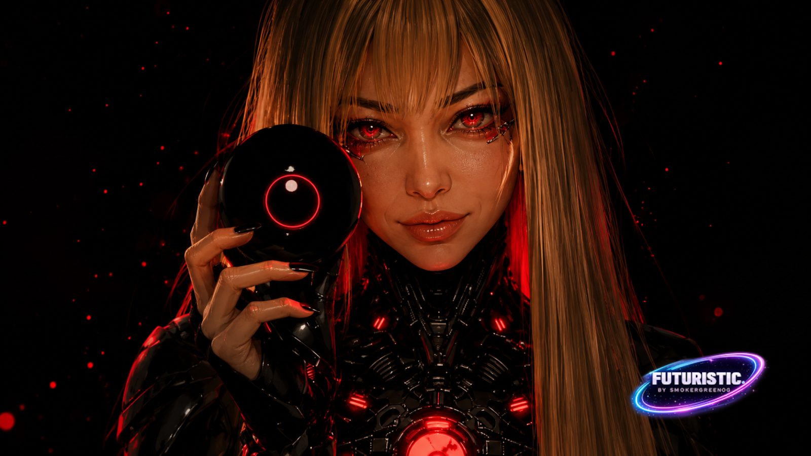 Red Lit Wallpaper #156 AI wallpaper by SmokerGreenOG
