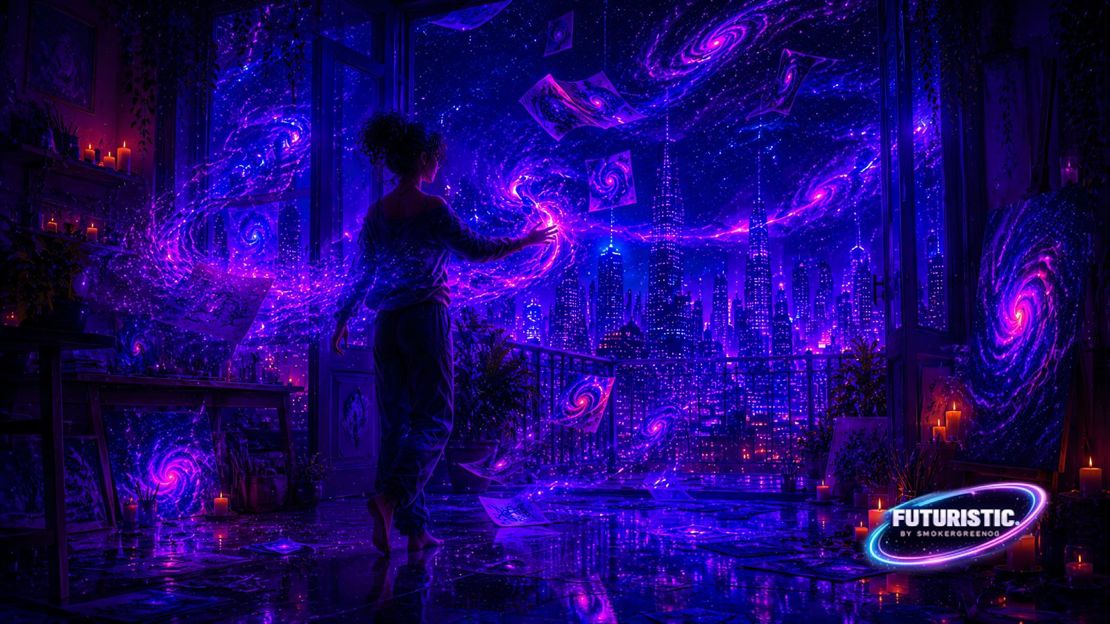 Neon Art Wallpaper #280 AI wallpaper by SmokerGreenOG