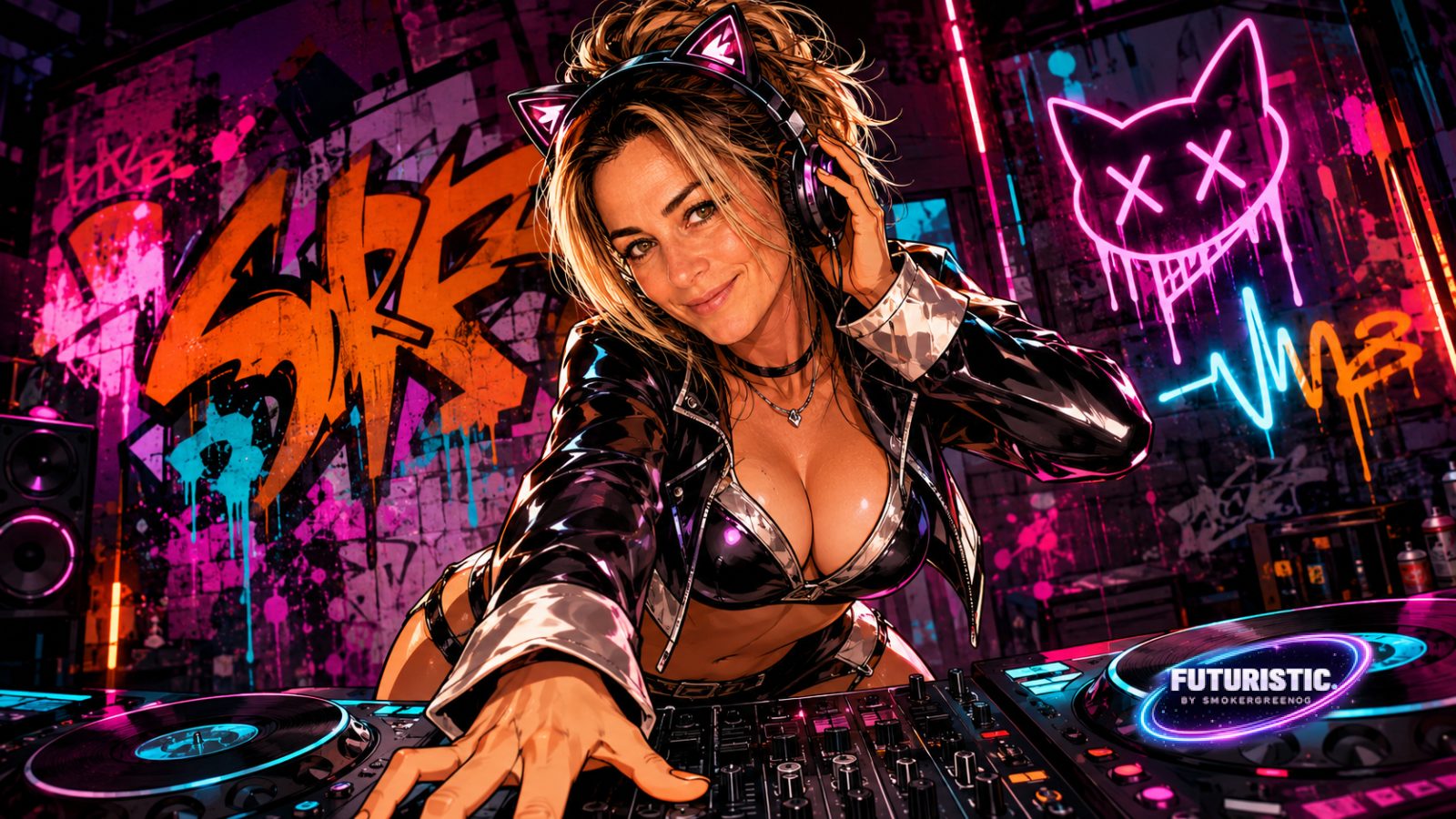 DJ Wallpaper #86 AI wallpaper by SmokerGreenOG