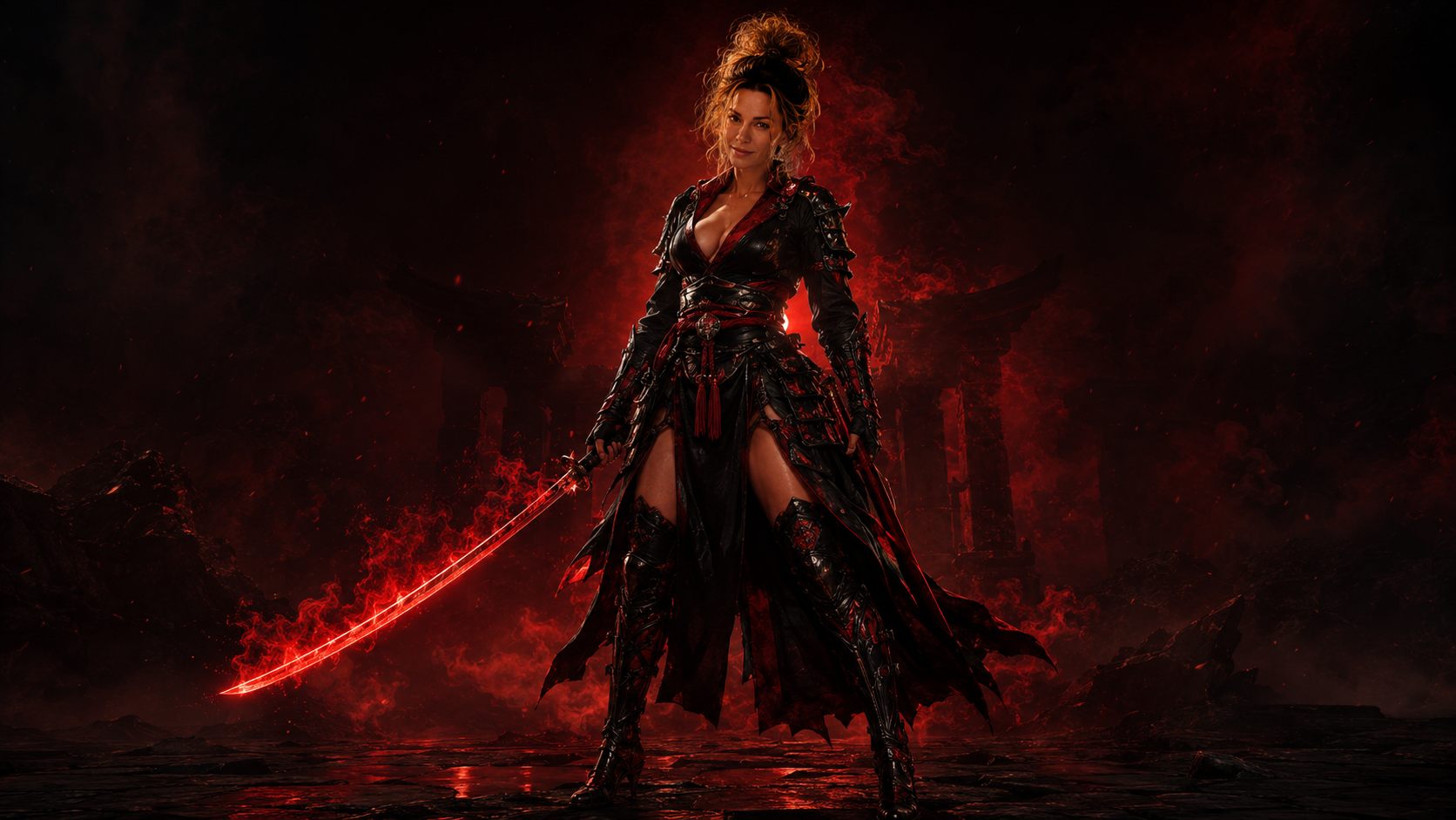 Warrior AI wallpaper by SmokerGreenOG